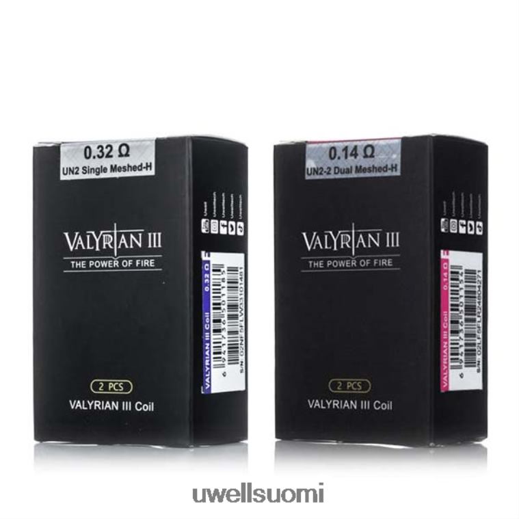 UWELL VALYRIAN 3 vaihtokelat | 2-pakkaus 08ZDH20 fecrai 014 ohm UWELL disposable review